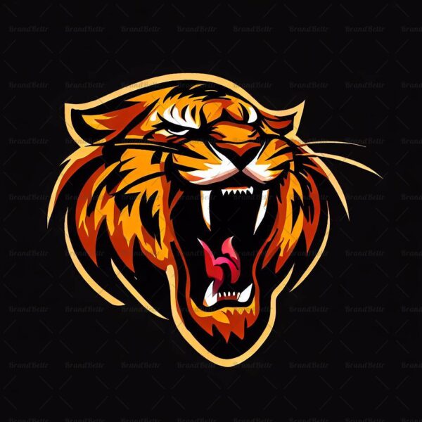 Brüllender Tiger
